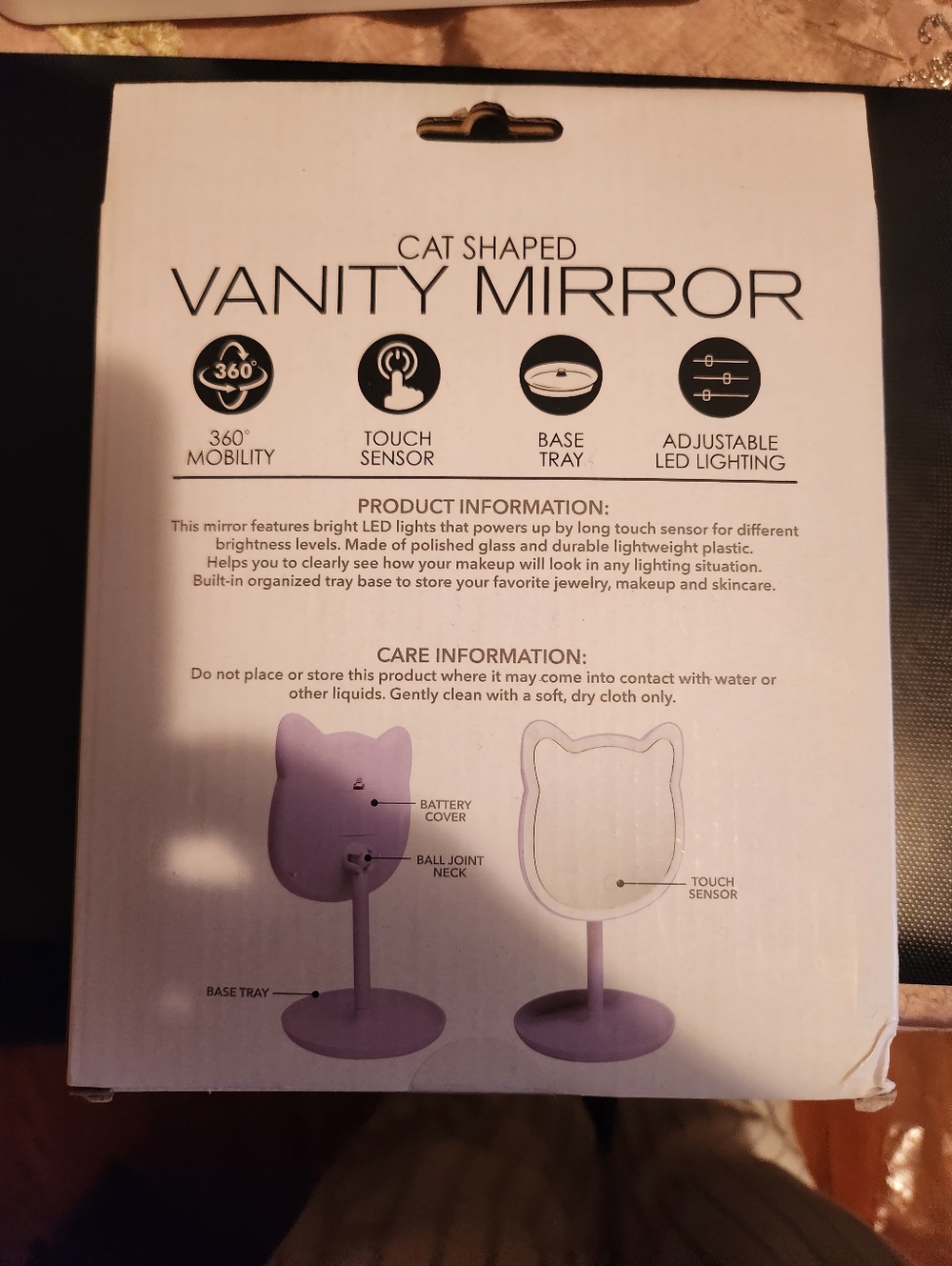 Cat Shaped Vanity Mirror - Picture 3 of 3